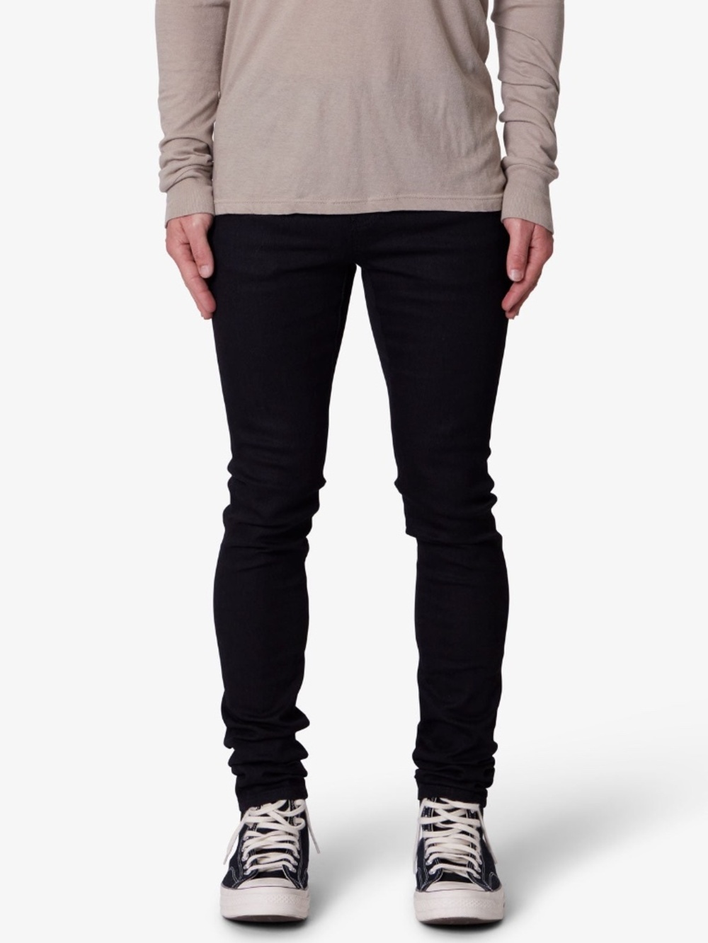 mnml X43 Skinny Denim - Matte Black Size 30Matte Black / 30